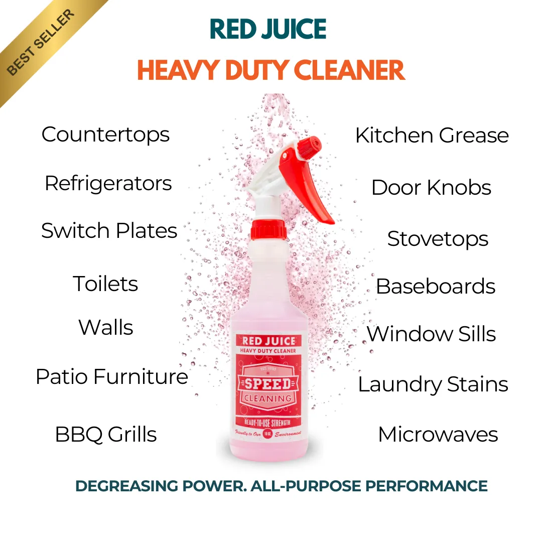 Red Juice® Multi-Surface Cleaner & Degreaser Professional Strength • Non-Toxic - Image 3